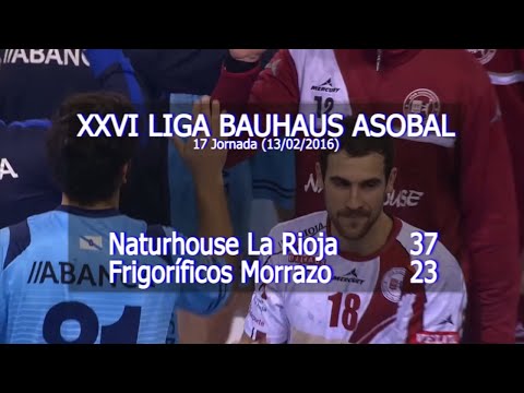LIGA BAUHAUS ASOBAL J17 Naturhouse La Rioja - Frigoríficos Morrazo 37 - 23