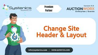 Change Site Header & Layout on AuctionWorx Enterprise - Customization Guide