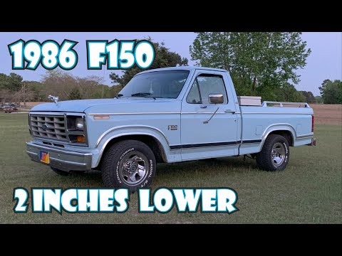 1986 Ford F150 lowering 2 inches