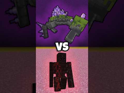 EPIC Battle: Amethyst Crab vs Netherite Brick Golem - Who Will Win?!