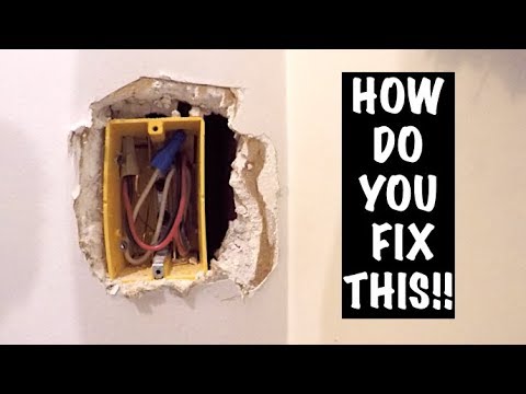 How to Repair Overcut Electrical Box