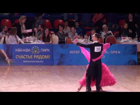WDSF International Open Standard Final Viennese Walts Vladislav Korotchenko - Olga Gandembul