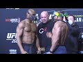 UFC 258: Kamaru Usman vs. Gilbert Burns Weigh-In Staredown - MMA Fighting