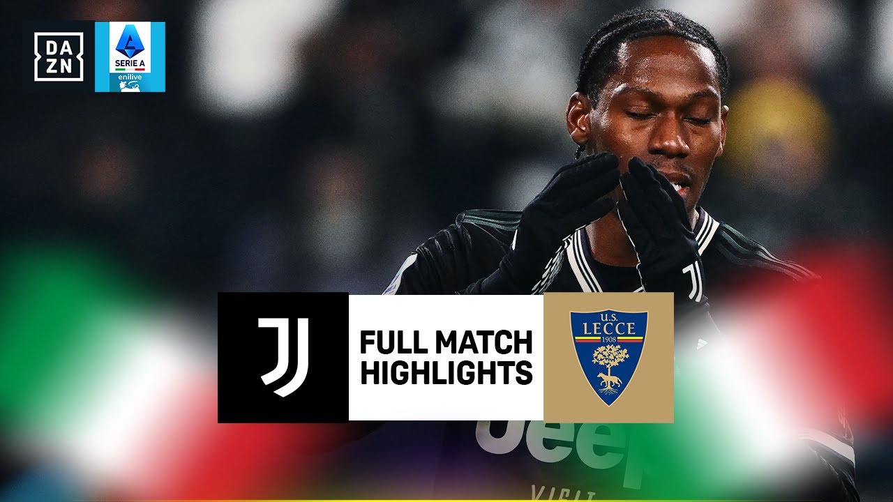 Juventus vs Lecce | Lega Serie A Highlights | Matchweek 18 | 2025-2026
