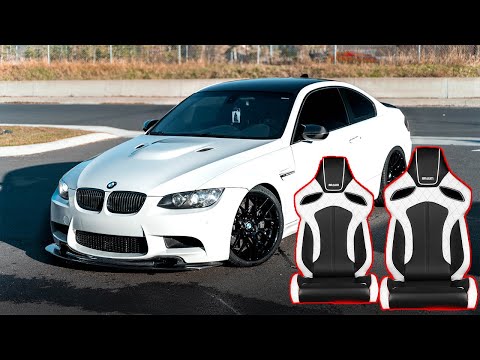 Installing White Braum Racing Seats E92 M3!