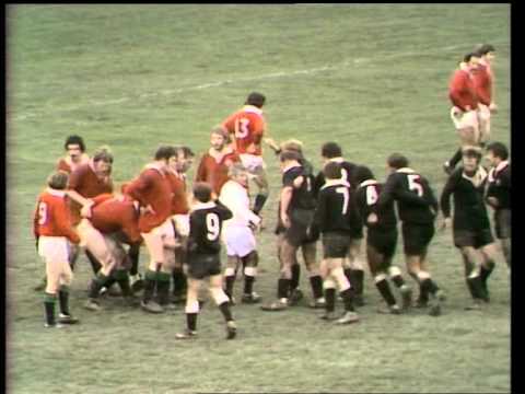 1977 British Lions vs New Zealand Universities - Won 21-9 by NZ Universities