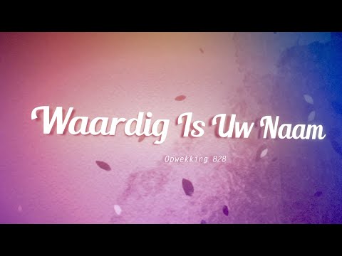 Waardig is Uw Naam - Opwekking 828 Remix - Lyric Video - Matt Luxx