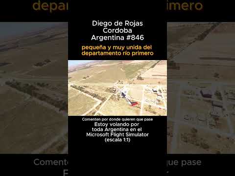 Diego de Rojas, Cordoba desde el Microsoft Flight Simulator #diegoderojas #cordoba #msfs #joaha45