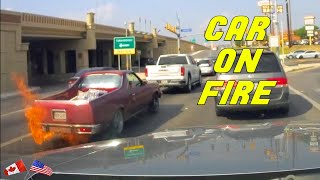 CAR CAUGHT FIRE WHILE DRIVING