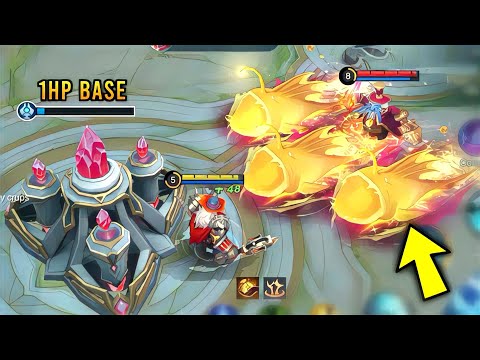 1HP BASE COMEBACK!?😱INTENSE BATTLE -MLBB