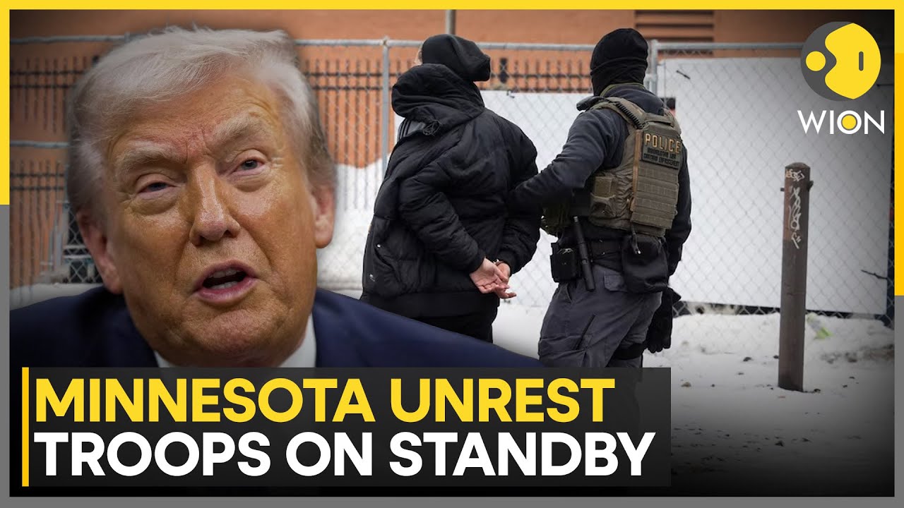 US Immigration: Troops On Standby As Protests Grow In Minnesota Over Immigration Raids | WION