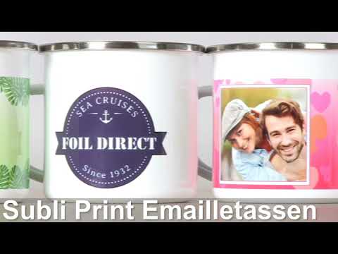 Emailletassen für Sublimation