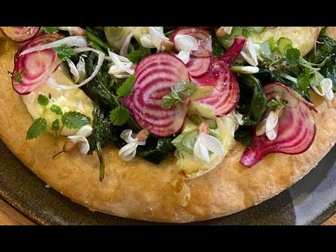 Focaccia chèvre épinards d’Amandine Chaignot - Les Carnets de Julie