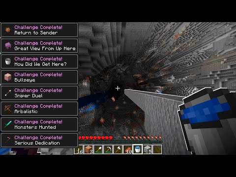 Getting every 1.18 Advancement [Minecraft Java Edition]