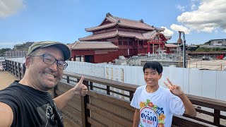 【沖縄旅2026年7月〜8月】その4　アメリカンビレッジで買い物！みはま食堂の骨汁＆てびち汁！建設中の首里城！「天しーさー」「川かみ鮮魚 魚坊」でセンベロ！国際通りの鳥貴族！【なみよし旅】
