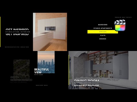 Realtor Agency Ad Modular Template for Final Cut Pro — MotionVFX