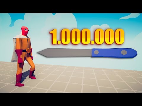 1.000.000 DAMAGE KNIFE 1 vs 1 TOURNAMENT - TABS | Totally Accurate Battle Simulator 2026
