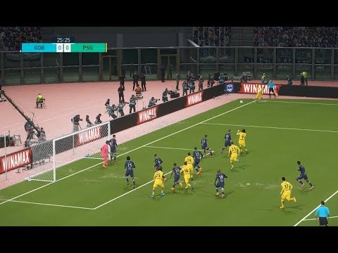 Bordeaux vs Paris Saint Germain | Ligue 1 | Journée 34 | 22 Avril 2018 | PES 2018