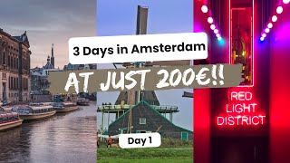 How to plan Amsterdam trip under €200? (3-Day budget trip)