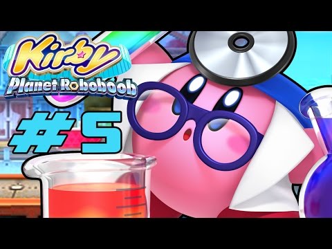 Kirby: Planet Robobot 3DS - 100% Walkthrough Part 5 Overload Ocean [1/2]