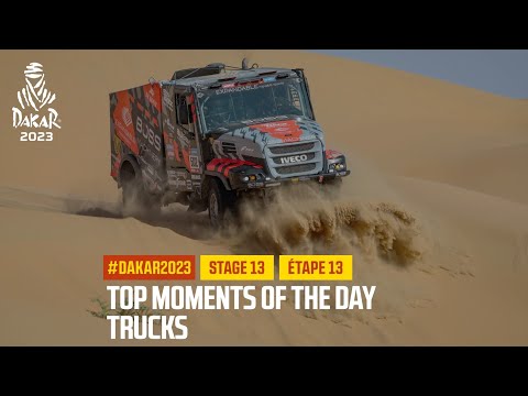 ダカール・ラリー2023 カミオントラッククラスのステージ13ハイライト動画