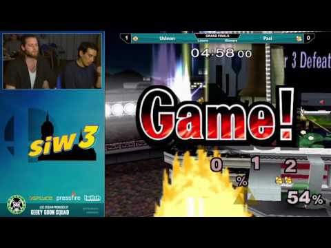 SiW 3 - Usleon (Sheik) Vs. Pasi (Fox) - Grand Final - Melee Singles