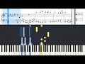 Dvorak Allegro Con Fuoco From The New World Symphony Easy Piano Tutorial