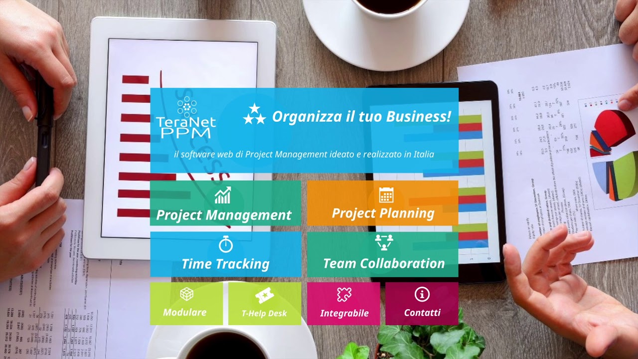 Guarda la presentazione del software gestione progetti T-PPM, la soluzione di Project Portfolio Management che integra tool e strumenti di Project Management, Time Tracking, Project Planning, Task Management e Customer Management