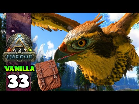 DOMANDO FJODURHAWK O RECUPERADOR DE LOOT!!! ARK: FJORDUR (VANILLA) 33