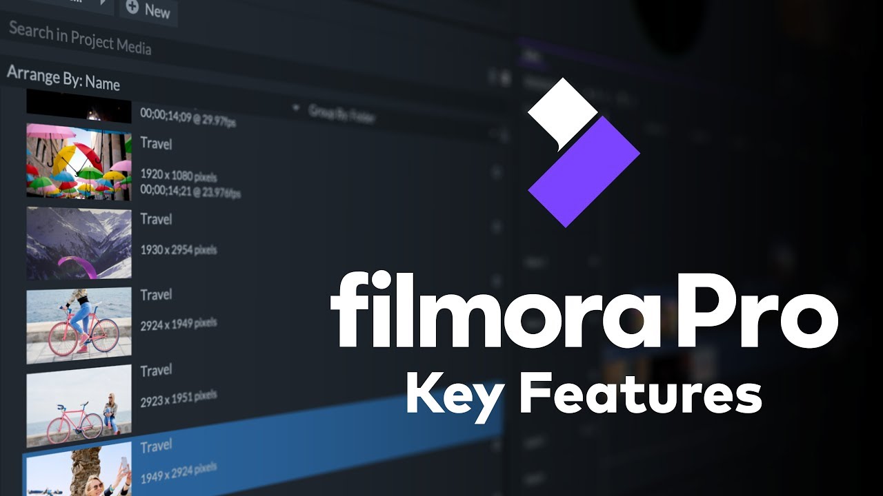 Getting Started with FilmoraPro | Key Features & Timeline Tools - YouTube