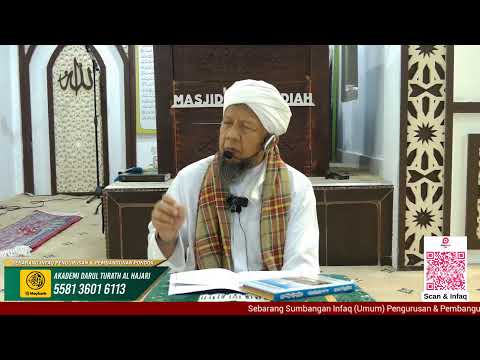 🔴(Live) Kuliah Jumaat Tuan Guru Ahmad Rozaini Bin Abdul Rahman Al-Hajari