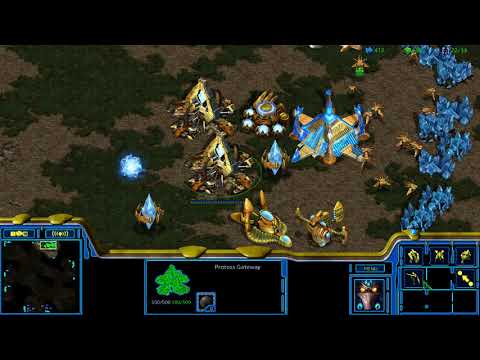 Getting destroyed by Zerg: Starcraft Remastered Online Gameplay