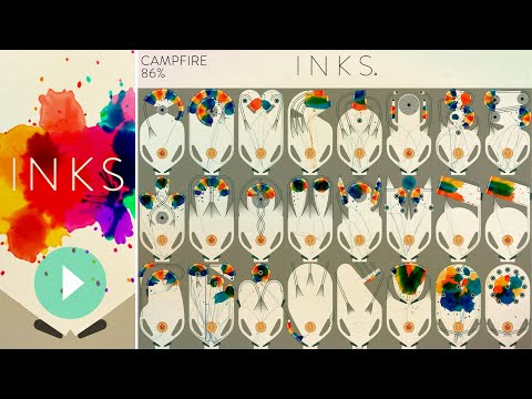 INKS + | Apple Arcade | Chapter 3 : CAMPFIRE| Level : 1 - 24 | iOS Gameplay Walkthrough - YouTube