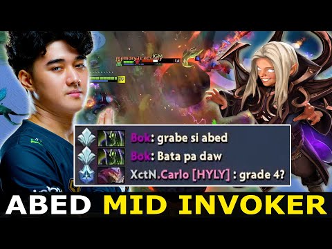 ABED CRAZY MID INVOKER | DOTA 2 Gameplay