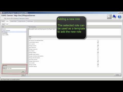 SSRS Security Manager- Managing SQL Server Reporting Services Security