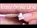 Perfect Acrylic French Tip ?? Nail How To: Easy Smile Line ?  Nail Tutorial ✨