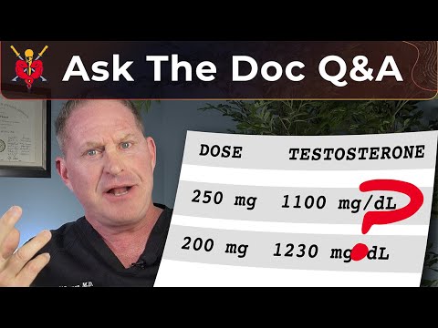 How does TRT dose timing affect T levels? Ask The Doc