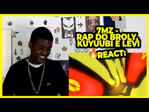 Jhony REACT - THE POWER OF WRATH 2 - Broly, Kyuubi and Levi Rap