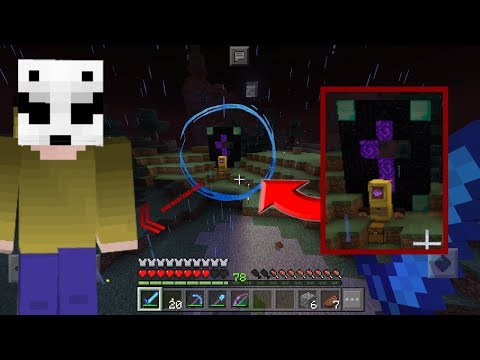 Ho trovato portale del lick mezza accesa ! Seed di lick 3rror303 | minecraft pe mystery - SHELEK