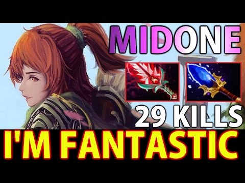 MidOne Windranger- Dota 2: I'm Fantastic! @ 29 Kills [Bloodthorn & Scepter]