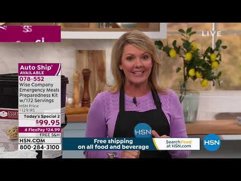 HSN | Wise Company Foods 03.25.2019 - 09 PM