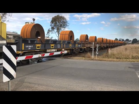 Rusty Coils & Rails The 3rd freight train in over a week on the North Coast 17/07/2022