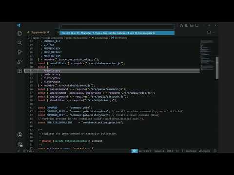 Better Go to Line/Column Demo Video