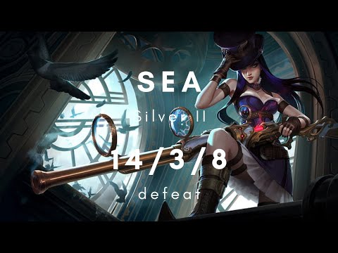 Caitlyn ADC vs Miss Fortune - SEA SILVER - 14/3/8