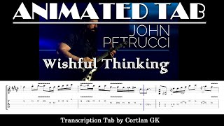 Download lagu John Petrucci - Wishful Thinking - ANIMATED TAB mp3