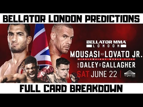 Bellator London Mousasi vs Lovato Jr Predictions - Full Card Breakdown - Betting and Odds