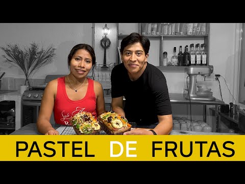 Pastel de Frutas para esta navidad - Yalitza Aparicio