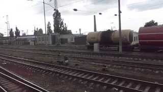 preview picture of video 'Отправление со станции Лихая (СКЖД, РЖД), 2014 г.'