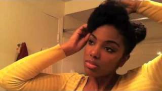 Easy Classy Natural Hairstyle