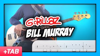 Gorillaz - Bill Murray | Bass Cover with Play Along Tabs